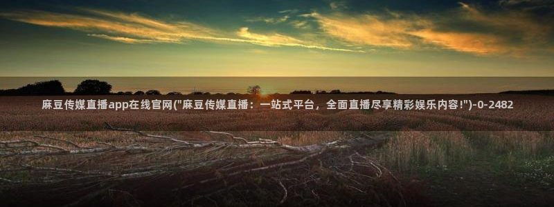 麻豆视频 更新专区：麻豆传媒直播app在线官网(\