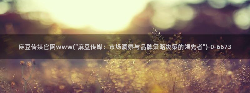 麻豆视频完整版