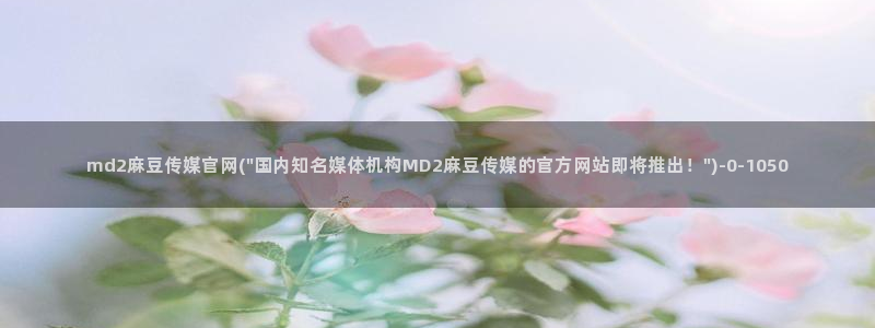 麻豆 入口：md2麻豆传媒官网(\